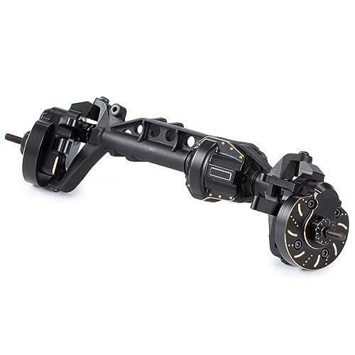 for 1.9UTB SCX10 III 204g Black Brass Steering Knuckles Portal Cover for 1/10 RC Crawler Axial AR45P Currie F9 Axle(Steering Knuckle) - color: Steering Knuckle