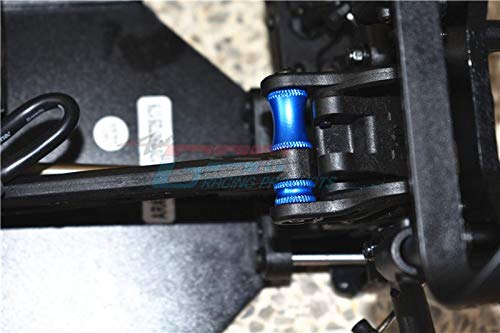 GPM for Arrma 1/7 Mojave 6S BLX Upgrade Parts Aluminum Collar for Rear Chassis Brace - 2Pc Set Red