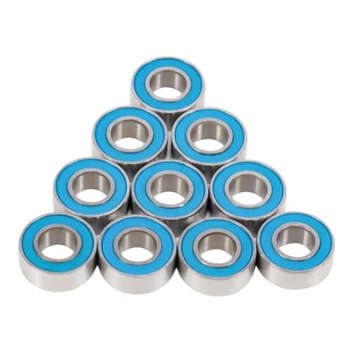 RC Crawler Sealed Bearing Set 1/10 Scale 55Pcs for Axles Transmission Compatible with G63 6X6