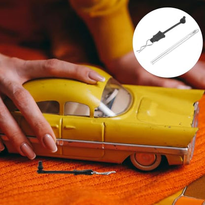 ORFOFE 20pcs Metal Rc Car Body Clips R-Type Fasteners with Pull Tabs Universal Auto Body Retainer Pins Replacement Parts for Rc Cars Shell Maintenance