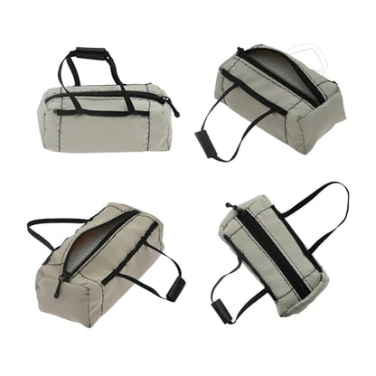 3 Pieces RC Car High Simulation Luggage Bags Accessoires Decoration Model Car Travel Bags for 1:10 RC Crawler Car Spare Parts, Gray