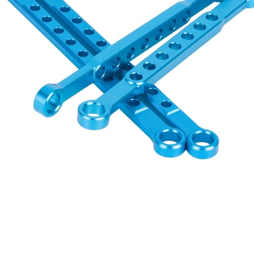 Rc Connecting Rod Tie Rod For Traxxas 1/10 For Slash 4x4 BL-2S 4WD Aluminum Front Rear Sway Bar Kit RC Car Replacement Accessories(Blue) - color: Blue