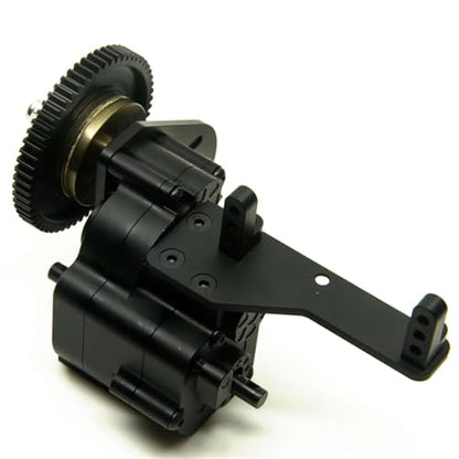 Rc Car Gearbox For AXIAL For SCX10 1/10 Metal Alloy 2 Speed Gearbox Transmission Gear Box RC Crawler Model Car Upgrade Parts(Gearbox) - size: Gearbox