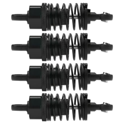 52mm Shock Absorbers Assembled & Hard Plastic 1/10 RC Drift Car Tires & Wheel Rims 12mm Hex