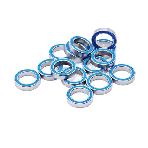 10PCS 6701RS Bearing 12x18x4 mm Electric RC Car Truck 6701 RS 2RS Ball Bearings 6701-2RS Blue Sealed(695RS 5x13x4) - size: 695RS 5x13x4