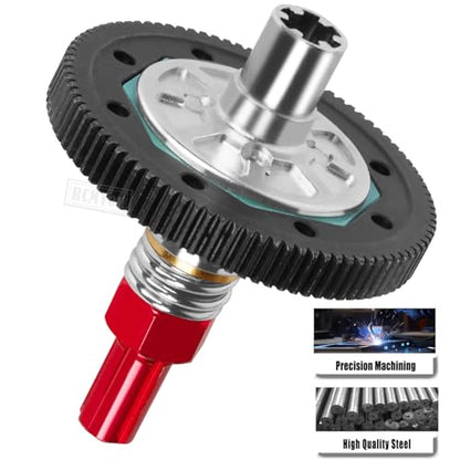 91T Spur Gear Slipper Clutch & 21T 23T 25T Pinions Gear Upgrades Part for 1/10 Granite 4X4 / Granite 4X2 Mega550,Red - color: Red - (91t)