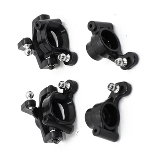 RC Car Accessories Compatible with Wltoys 144001 144010 124016 124017 124019 RC Car Upgrade Parts 10X Steering Knuckles C-Hub Carrier Rear Hub Set
