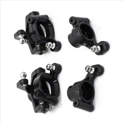 RC Car Accessories Compatible with Wltoys 144001 144010 124016 124017 124019 RC Car Upgrade Parts 10X Steering Knuckles C-Hub Carrier Rear Hub Set