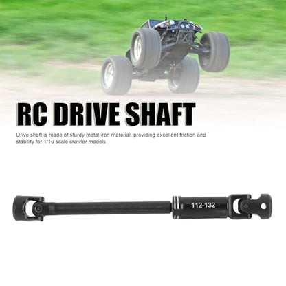 RC Drive Shaft, Metal RC Car Crawler Drive Shaft with Screws for SCX10 1/10 Cars (112-132MM - size: 112-132MM