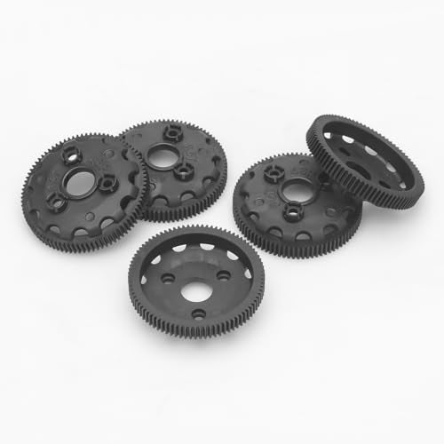 daitoku 48P 86T Spur Gear Transmission Gears RC Upgrade Parts 5Pcs for 1/10 Slash 2WD Rustler Stampede Bandit VXL XL-5 - size: 48P 86T