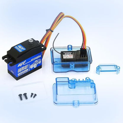Waterproof Receiver Protector ESC Dustproof Case Transparent Box Compatible with Traxxas TRX-4 Huanqi727 1/10 RC Crawler Car