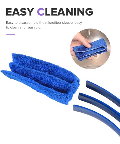 Car Window Cleaner,Car Accessories Vent Cleaner Duster Tool,Automotive Cleaning Brushes and Dusters,Automotive Interior Dusting,Suitable for Cleaning Auto Air Conditioners,Windows,etc