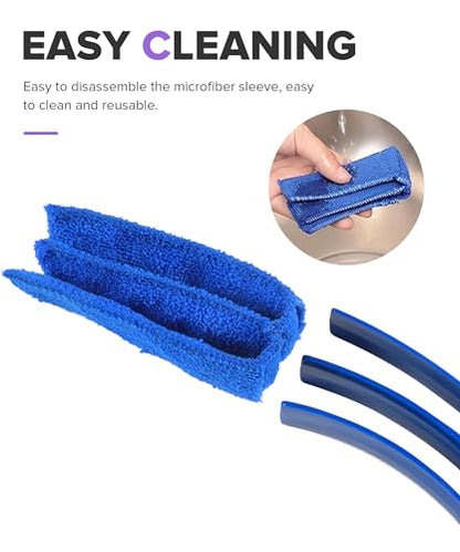 Car Window Cleaner,Car Accessories Vent Cleaner Duster Tool,Automotive Cleaning Brushes and Dusters,Automotive Interior Dusting,Suitable for Cleaning Auto Air Conditioners,Windows,etc