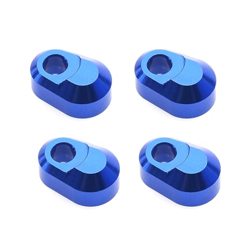 Aluminum Hinge Pin Retainer Toy Accessories Compatible with Traxxas X-Maxx 6S 8S XRT RC Model Car (Blue) - color: Blue