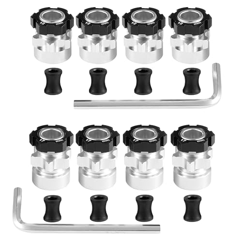 RC Hex Hub 12mm(+6mm) Brass Wheels Hex Hub Extension Hex Drive Adapter for Tra-xxas Slash 4X4 VXL