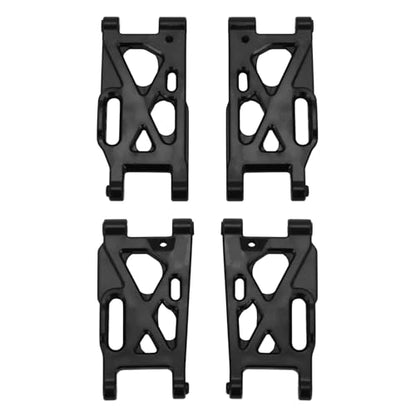 RC Accessory Compatible with Wltoys 144001 144002 144010 124007 124008 124016 124017 124018 4pcs Front and Rear Suspension Arm Set RC Car Spare Partsq