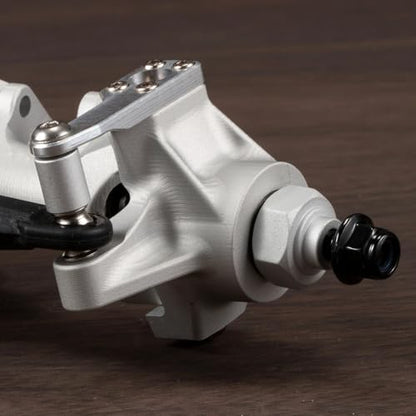 Machined Aluminum F10T Offset Straight Axle Set for 1/10 RC Crawler, Silver | With AR44 30T 8T Gear Set, 192mm Hex to Hex Width, Fits VS4-10 SCX10 II Leaf Spring Chassis - color: Clear
