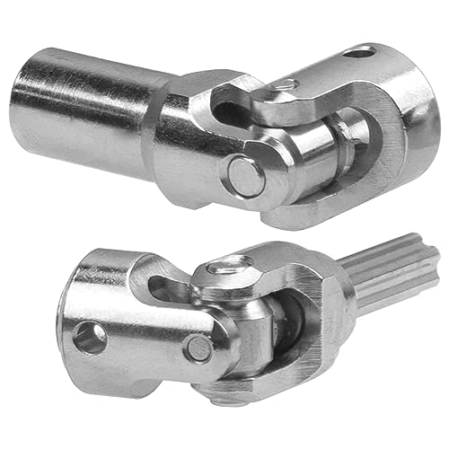 2Pcs Vgoohobby Universal Drive Shaft RC Crawler Driveshaft Compatible with Traxxas TRX4 Axial SCX10 AXI03007 Redcat Gen7 RC4WD D90 TF2 1/10 RC Crawler Car (Silver,68-86mm) - color: Silver, size: 68-86mm