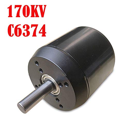 C6374 170KV Efficience Brushless Belt Sensored Motor for Electric Skateboard Longboarding (C6374, 170KV)