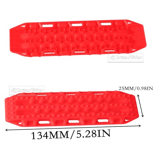 RC Crawler Accessories Roof Simulation Decoration Box Luggage Bag Recovery Board for 1/10 Trx4 Trx6 Axia1 SCX10 Red cat (Style A) - style: Style A(1set)