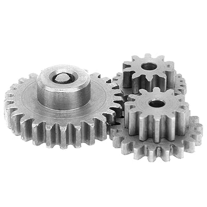 RC Steel Transmission Gear Set 26T 19T 24T Upgrade Parts Compatible with WPL D12 1/10 Scale RC Trucks