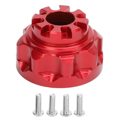 Aluminum Alloy Diff Case 3 Upgraded 1200mAh Battery Included, 4WD Remote Control Pick up Truck RTR for RC Car (Red) - color: Red