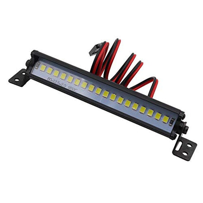 18 LED RC Light Bar Roof LED Lamp Kit Compatible with traxxas TRX-4 Axial SCX10 Tamiya HPI Losi HSP RC Crawler Truck,83mm / 3.27"