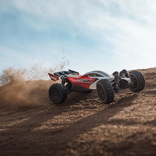 ARRMA Typhon GROM 4x4 RC Buggy, RTR, Red/White ARA2106T2 | Smart Small Scale, Battery Included, Charger Included - color: Red/White