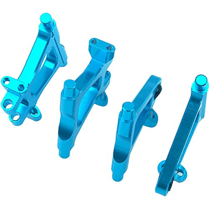 Aluminum Front Lower & Rear Lower Suspension Arms Swing Arm Set Compatible with Tamiya TT02 1/10 RC On Road Touring Car Upgrade Parts