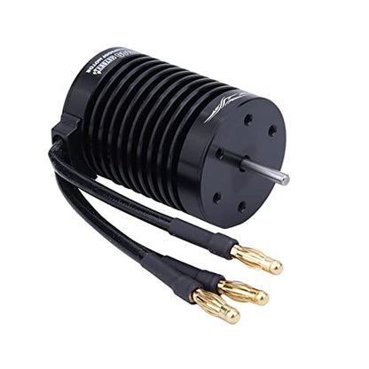 Sensorless Brushless Motor, 4370KV 1/10 RC Accessory for Surpass F540, 4 Pole RC Motor for Cars Trucks, High RPM