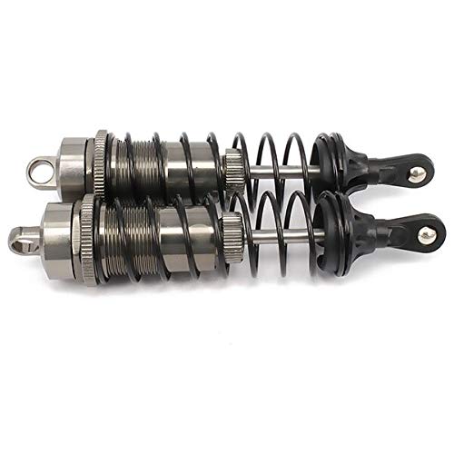 Replacement Part For Oil Adjustable Style 122mm Long Aluminum Shock Absorber Damper For Rc Car 1/8 Buggy Truck Hop-Up Parts - (Color: Titanium) - color: Titanium
