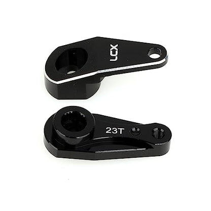 LCX Racing 1/10th RC Crawler Car CNC Machined Aluminum Alloy 23T Servo Horn Servo Arm for RC Car Axial RBX10 RYFT AXI03009 AXI03005, Upgrades Parts Accessories (23T) - size: 23T