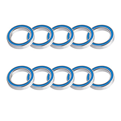 Professional RC Ball Bearings Double Rubber Sealed for Traxxas Arrma Axial Team Associated Losi Redcat Racing RC4WD Tamiya HPI (10-Pack) (15x21x4mm) - size: 15x21x4mm