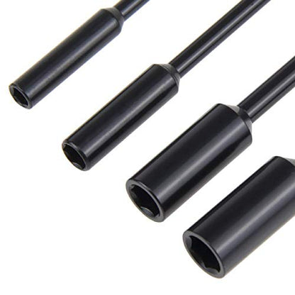 4PCS Hex Nut Key Socket,RC Repair Tools 4.0 5.5 7.0 8.0mm Spanner Box,Flat Head Screwdrivers Screw Drivers Wrench & RC Car Work Stand Repair Workstation 360 Degree Rotation Lift with Screws Tray