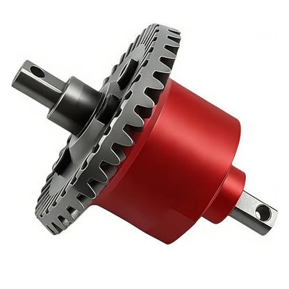 45# Steel Differential Kit for Slash Rustler Stampede Hoss 4X4 VXL (Red) | VXL,Ford 150,Remo HQ727,Upgrade Parts,5381 Compatible,6882 Compatible,5379 Compatible,High Strength - color: Red