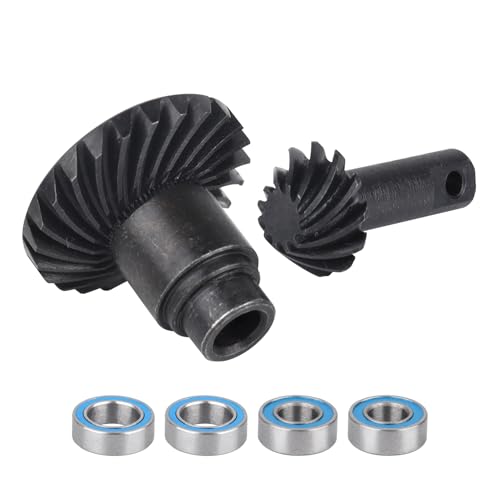 24T/12T Steel Helical Gear Set Front Rear Axles for 1/18 Traxxas TRX4M Crawler RC Car Upgrades