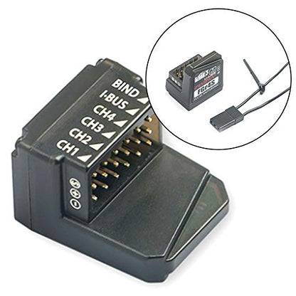 Flysky FGr4s V2 Receiver for Flysky Noble NB4 Rc Transmitter, Noble Pro Transmitter, 4 Channel AFHDS 3 - Pack of 2