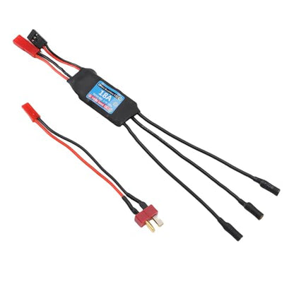 CHICIRIS 18A Brushless ESC, 50A Motor Controller with 3.5mm Banana Connector for K989 Mini Z 1/24 1/28 RC Car
