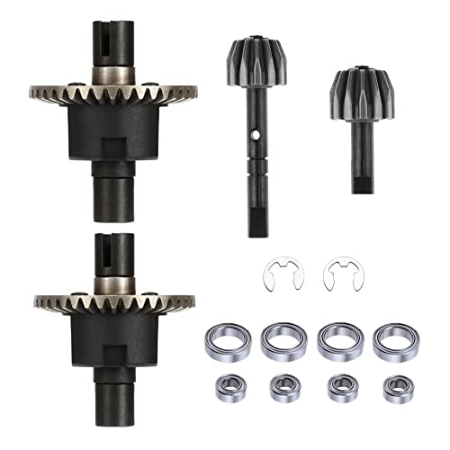 Front & Rear Differential and Gear Kit for 94123 94107 94111 94118 94166 1/10 RC Car Upgrade Parts