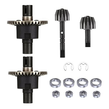 Front & Rear Differential and Gear Kit for 94123 94107 94111 94118 94166 1/10 RC Car Upgrade Parts