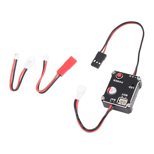 2700KV Brushless Motor ESC Combo for 1/24 1/18 SCX24 RC Car | 15A Brushed ESC Plug and Play Upgrade High Efficiency Low Noise Alloy