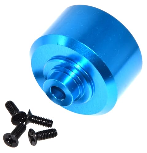 Diff Gear Case Center Differential Shell Diff Housing Cup Compatible with MJX For Hyper Go 10208 1/10 RC Car Upgrade Parts（Blue）