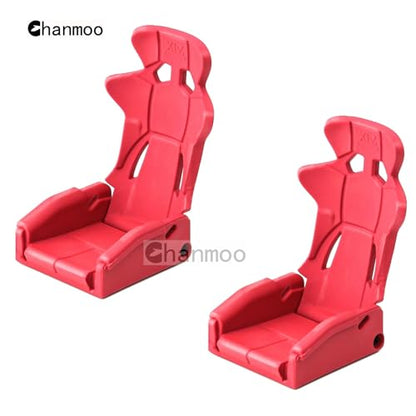 1/10 RC Crawler Car Toy Seats Simulation Plastic Chair Accessories for 1:10 Scale RC Rock Crawler Buggy Truck Car Traxxas TRX4 Axial SCX10 II 90046 RC4WD D90 D110 TF2 Tamiya Gen8 2Pcs (Red A) - color: Red a