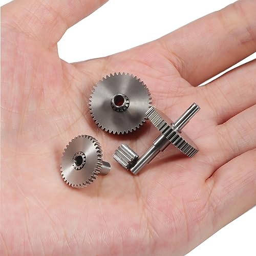 Stainless Steel TRX4M Overdrive Underdrive Transmission Gear Pinion Set for 1/18 RC Crawler Car TRX4-M Upgrade Parts (40.3:1)