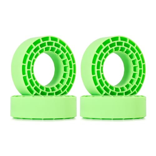 INJORA 1.55" Silicone Rubber Insert Foam for 95-97mm Tires(Green) - color: Green