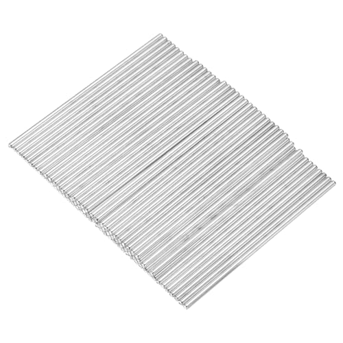MECCANIXITY 80pcs 2mmx70mm Toys Shaft Round Rod Axles Drive Shaft for DIY RC Car Truck Boat Helicopter Model Part, Silver - size: 2mmx70mm