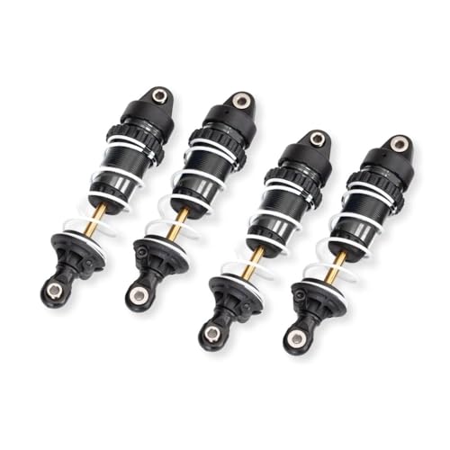 Traxxas 10765-GRAY - Mini Maxx Aluminum GTR Long Shocks, Gray (4)