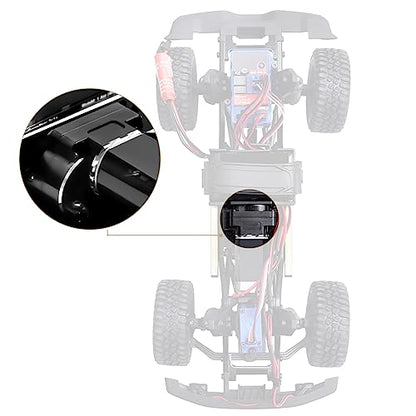 Gearbox Housing Shell Aluminum Transmission Case for 1/18 Traxxas TRX4M TRX4MT Defender Bronco K10 F150 Upgrade Parts