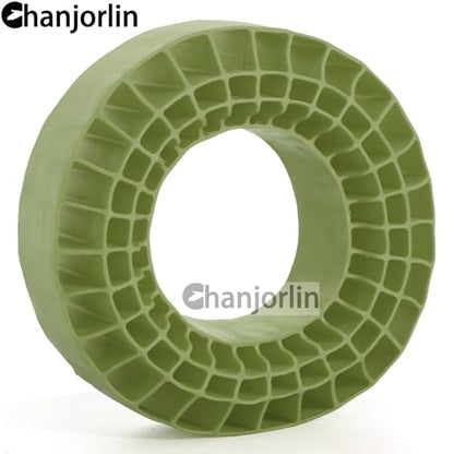 1.9 RC Silicone Rubber Insert Foam Soft waterproof 108x42mm Fit 118-122mm 1/10 Crawler Wheels Tires For 1:10 Crawler Car Traxxas TRX4 Axial SCX10 Capra RXB10 RC4WD D90 TF2 Gen8 4PCS (Green) | Fit 118-122mm 1/10 Crawler Wheels Tires - color: Green