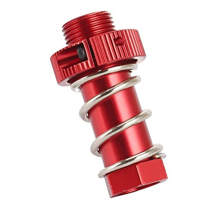 Aluminum Servo Saver Tube with Clamping Nut for Arrma 1/8 Kraton 6s Senton Talion Typhon 1/7 Infraction Mojave Upgrades Parts(Red) - color: Red